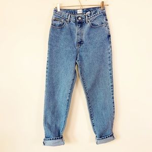 CALVIN KLEIN Medium Wash High Waist Mom Jean 8